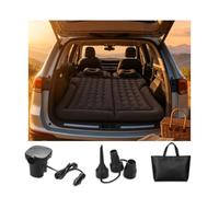 MMOBIEL Matelas Gonflable de Voiture SUV Lit Gonflable avec Pompe Électrique, 2 Oreillers, Kit de Réparation, Sac de Rangement - Matelas Pneumatique pour Camping & Voyage - Noir