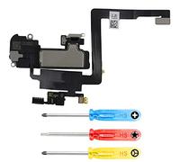 MMOBIEL Oreillette Compatible avec iPhone 11 Pro Max 2019 - Remplacement des Haut-parleurs/Oreillettes - avec capteur de proximité et Tournevis