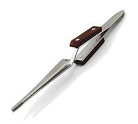 MMOBIEL Pince de soudage de précision industrielle avec poignée en fibre brucelle croisée pointe fine droite acier inoxydable pour la réparation d'équipements électroniques, etc