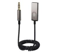 MMOBIEL Recepteur Bluetooth Voiture - 3.5mm AUX Jack et USB Adaptateur - Adaptateur Bluetooth USB-A à Prise 3,5 mm avec Microphone Récepteur sans Fil pour la Musique et Les Appels Mains Libres