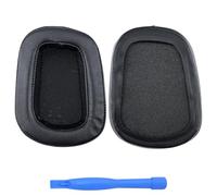 MMOBIEL Remplacement Coussinets d'oreille pour Logitech G35, G230, G231, G233, G332, G430, G431, G432, G433, G533, G633, G633S, G635, G930, G933, G933S, G935 Casque Protein PU Coussinet - Noir