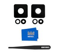 MMOBIEL Remplacement de la lentille en Verre de la caméra arrière Compatible avec Xiaomi 12T Pro 2022 Comprend Un Adhésif Double Face, Pince à épiler et Chiffon.
