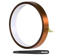 MMOBIEL Ruban Adhésif (20mm x 30m) - Ruban Polyimide Résistant à la Chaleur pour Sublimation de Pressage Thermique à Haute Température ESD pour HVAC Electronique Soudure Impression 3D etc.