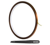 MMOBIEL Ruban Adhésif (3mm x 30m) - Ruban Polyimide Résistant à la Chaleur pour Sublimation de Pressage Thermique à Haute Température ESD pour HVAC Electronique Soudure Impression 3D etc.