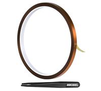MMOBIEL Ruban Adhésif (6mm x 30m) - Ruban Polyimide Résistant à la Chaleur pour Sublimation de Pressage Thermique à Haute Température ESD pour HVAC Electronique Soudure Impression 3D etc.