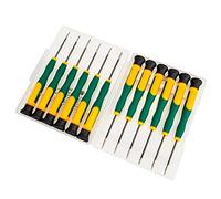MMOBIEL Set de 12 Tournevis magnétiques pour réparations électronique: iPhone, iPad, Macbook Pro/Air, Pc Portables, Smartphones (Samsung/Xiaomi/Huawei), Tablettes.