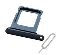 MMOBIEL Support Carte SIM Compatible avec iPhone 12 Pro/12 Pro Max - Remplacement Support de Tiroir Carte SIM - Outil Éjection SIM Inclus et Anneau en Caoutchouc Imperméable - Bleu