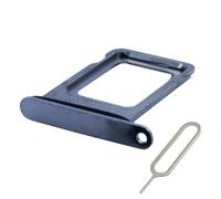 MMOBIEL Support Carte SIM Compatible avec iPhone 14/14 Plus - Remplacement Support de Tiroir Carte SIM - Outil Éjection SIM Inclus et Anneau en Caoutchouc Imperméable - Bleu