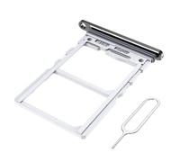 MMOBIEL Support Carte SIM Double Compatible avec Samsung Galaxy Z Flip7 - Remplacement Support de Tiroir Carte Dual SIM - Outil Éjection Inclus et Anneau en Caoutchouc Imperméable - Noir Absolu