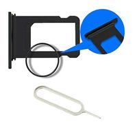 MMOBIEL Support de Carte SIM Compatible avec iPhone SE 2022 / SE 2020 / Série 8 - Support de Carte SIM avec Broche Sim - Noir