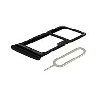 MMOBIEL Support de Carte SIM Double Compatible avec Xiaomi Redmi Note 10 5G / 10T 5G - 6.5 inch - 2021 - Support de SIM avec Épingle à Carte Sim - Noir
