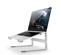 MMOBIEL Support Ordinateur Portable Haut - Support PC 10 à 18 Pouces - Universel ventilé pour Ordinateur Portable Compatible avec MacBook, Notebook, ASUS, Acer, etc - Aluminium