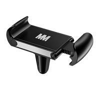 MMOBIEL Support Téléphone Voiture - Clip de Ventilation - Convient à Tous Les Smartphones - Support de Téléphone Mains Libres - Fiable et Stable - Noir