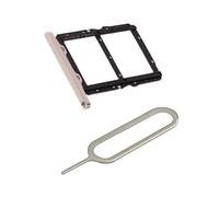 MMOBIEL Tiroir Carte Dual SIM de Rechange Compatible avec Huawei Nova 5T 2019 - Support Carte et Épingle - Noir