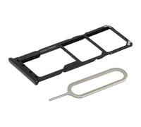 MMOBIEL Tiroir Carte Dual Sim de Rechange Compatible avec Samsung Galaxy A22 5G 2021 INCL. l'épingle SIM - Support Carte SIM - Gris