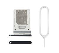 MMOBIEL Tiroir Carte Dual SIM de Rechange Compatible avec Samsung Galaxy S21 FE 5G - 6.4 Pouces - 2022 - Support Carte et Épingle Inclus - Noir