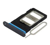 MMOBIEL Tiroir Carte Dual Sim de Rechange Compatible avec Xiaomi Mi 10T / Mi 10T Pro 5G - INCL. Joint en Caoutchouc et l'épingle SIM - Support Carte SIM - Noir