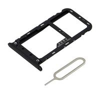 MMOBIEL Tiroir Carte Dual Sim de Rechange Compatible avec Xiaomi Poco X3 NFC/Poco X3 Pro/Poco X3-6.67 inch - INCL. Joint en Caoutchouc et l'épingle SIM - Support Carte SIM - Noir
