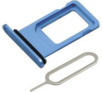 MMOBIEL Tiroir Carte Sim de Rechange Compatible avec iPhone 13-6.1 inch - 2021 - INCL. Joint en Caoutchouc et l'épingle SIM - Support Carte SIM - Bleu