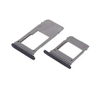 MMOBIEL Tiroir Carte Sim de Rechange Compatible avec Samsung Galaxy A5 / A7 2017 - INCL. Joint en Caoutchouc et l'épingle SIM - Support Carte SIM - Noir