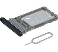 MMOBIEL Tiroir Carte Sim de Rechange Compatible avec Samsung Galaxy S21 5G / S21-6.2 inch - 2021 - INCL. Joint en Caoutchouc et l'épingle SIM - Support Carte SIM (Gris)