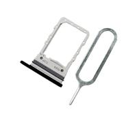 MMOBIEL Tiroir Carte SIM de Rechange Compatible avec Samsung Galaxy Z Flip3 5G 2021 - Support Carte et Épingle - Noir