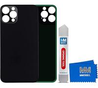 MMOBIEL Vitre arrière de Cache Batterie Remplacement Compatible avec iPhone 12 Pro - 6.1 inch Noir INCL Outil d'ouverture