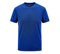MMOOVV Hommes Été Décontracté T-shirt d'extérieur Grande Taille Sport Séchage Rapide Hauts Respirants Hommes Chemise pour Costume, bleu, XXXXXXXXL