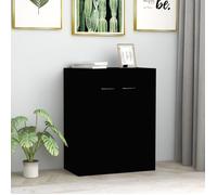 MMP&2351Magnifique Buffet à tiroirs Scandinave Armoire Latérale Décor - Commode Meuble de rangement Buffet De Cuisine Noir 60x30x75