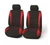 MMPZZ Housse de Siège Auto pour Alfa Romeo Junior Elettrica/Junior Ibrida, Housse de Siège Avant en Deux Parties, Protection de Siège Confortable et Antidérapante,Red