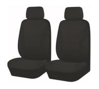 MMPZZ Housse de Siège Auto pour Citroen Hatchback AMI/C-Zero/C1/C2/C3/C4/DS3/DS4/DS5, Housse de Siège Avant en Deux Parties, Protection de Siège Confortable et Antidérapante,Black