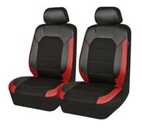 MMPZZ Housse de Siège Auto pour Toyota Hilux/Land Cruiser 70, Housse de Siège Avant Respirante, Résistante à l'usure et Imperméable, Adaptée à Toutes Les Saisons,Red