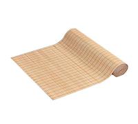 MMQGQ Chemin De Table Tissé De Bandes De Bambou Naturel Simples, Napperon Antidérapant Résistant Aux Hautes Températures, Plateau De Table Basse Decro Tea Mat ， Coaster(Size:50×100cm)