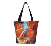 MMSJSBVY Astronaut Landing On The Moon Sac à main pour femme, sac fourre-tout, grande capacité, adapté pour le shopping, la plage et le fitness, Antelope Canyon., Taille unique