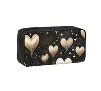 MMSJSBVY Book Under The Light Trousse à crayons de grande capacité en tissu Oxford avec fermeture éclair lisse pour l'école, le bureau, les voyages, Amour lumineux, Taille unique, Trousse de beauté