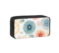 MMSJSBVY Book Under The Light Trousse à crayons de grande capacité en tissu Oxford avec fermeture éclair lisse pour l'école, le bureau, les voyages, Dahlia Flower_proc, Taille unique, Trousse de