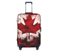 MMSJSBVY Cowboy West Housse de bagage élastique - Résistant à la poussière et aux rayures pour bagages de 45,7 à 81,3 cm, Drapeau du Canada., M