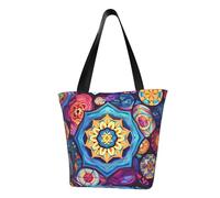 MMSJSBVY Cowboy West Sac à main pour femme, sac fourre-tout de grande capacité, adapté pour le shopping, la plage et le fitness, Beau hexagone, Taille unique