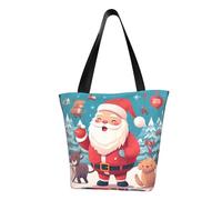 MMSJSBVY Grand Canal In Italy Sac à main pour femme, sac fourre-tout, grande capacité, adapté pour le shopping, la plage et le fitness, Bonhomme de neige Joyeux Noël., Taille unique