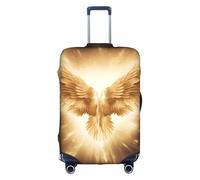 MMSJSBVY Housse de bagage élastique Animal Cerf du Nord - Résistant à la poussière et aux rayures - Protection de bagage pour chariot de 45,7 à 81,3 cm, Ailes d'ange., S