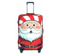 MMSJSBVY Housse de bagage élastique Animal Cerf du Nord - Résistant à la poussière et aux rayures - Protection de bagage pour chariot de 45,7 à 81,3 cm, Homme de Noël mignon, XL