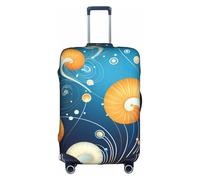 MMSJSBVY Housse de bagage élastique anti-explosion Firework - Résistant à la poussière et aux rayures - Pour bagages de 45,7 à 81,3 cm, Joli escargot., XL