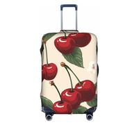 MMSJSBVY Housse de bagage élastique Spaniel On The Sofa - Résistante à la poussière et aux rayures - Pour bagages de 45,7 à 81,3 cm, Motif cerise rouge, S