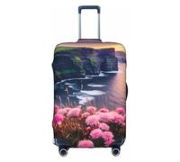 MMSJSBVY Ireland Outdoors County Clare The Cliffs Housse de bagage élastique résistante à la poussière et aux rayures pour bagages de 45,7 à 81,3 cm, Irlande Outdoors County Clare the Cliffs, XL