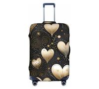 MMSJSBVY Ireland Outdoors County Clare The Cliffs Housse de bagage élastique résistante à la poussière et aux rayures pour bagages de 45,7 à 81,3 cm, Amour lumineux, XL