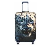 MMSJSBVY Ireland Outdoors County Clare The Cliffs Housse de bagage élastique résistante à la poussière et aux rayures pour bagages de 45,7 à 81,3 cm, Léopard des neiges., S