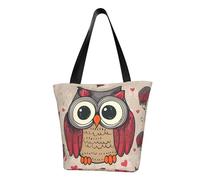 MMSJSBVY Miami Sac à main pour femme, sac fourre-tout, grande capacité, adapté pour le shopping, la plage et le fitness, Love Owl, Taille unique