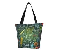 MMSJSBVY Rubber Ducks Sac à main pour femme Sac fourre-tout grande capacité Convient pour le shopping, les voyages à la plage et le fitness, Question de mathématiques., Taille unique