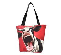 MMSJSBVY Sac à main pour femme, grande capacité, convient pour le shopping, les voyages à la plage et le fitness, Animaux drôles, Taille unique