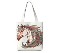 MMSJSBVY Sac fourre-tout en toile avec vue sur le coucher du soleil sur la campagne, sac fourre-tout léger en polyester, sac à main réutilisable pour le travail, l'école et les courses, Cupidon Flèche